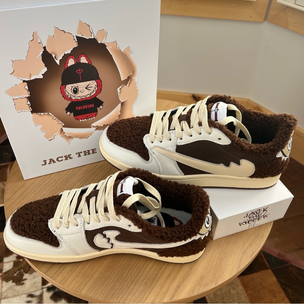 Cold Sins JACK THE RIPPER X LABUBU CUSTOMS Size 8 EUR 41 Sneakers NEW